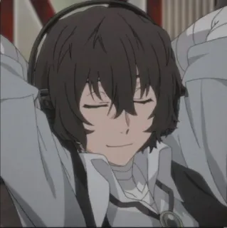 🥂dazai osamu.❈. @KA_anime_sticker whatsapp stickers