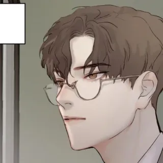 🧋 man, glasses, portrait, person, face telegram sticker