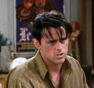 😠 Joey Tribbiani Friends Le hombre, serie de tv, sitcom, retrato, joey tribbiani, friends, actor, masculino whatsapp sticker