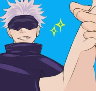 🤝 Gojo Satoru Jujutsu Kaisen Anime, Gojo Satoru, Jujutsu Kaisen, Manga, Fanart telegram sticker