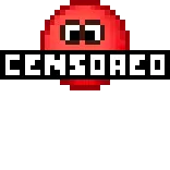 🔞 CENSORED censored, pixel art, red telegram sticker