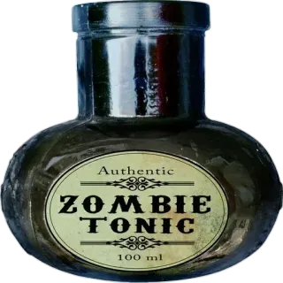 🤩 Authentic
ZOMBIE
TONIC
100 ml Zombie, Tonique, Halloween, Potion, Authentique, Bouteille telegram sticker
