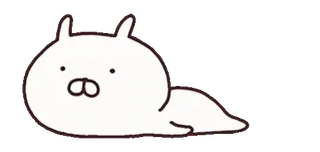 🍥 schattig, dier, personage, kawaii, sticker, cartoon, tekening telegram sticker