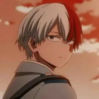 🇨🇦 Shoto Todoroki My Hero Academia Anime, Manga, Shoto Todoroki, My Hero Academia, Héros, Personnage telegram sticker