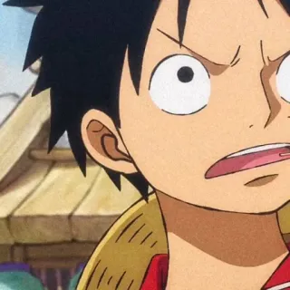 🍞 Luffy One Piece 动漫, 卡通, 海贼王, 路飞 telegram sticker
