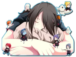 😪 Anime, Manga, Chibi, Tidur, Grup telegram sticker