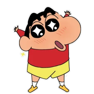 🤩 Shin-chan Crayon Shin-chan アニメ, 漫画, かわいい, キャラクター, クレヨンしんちゃん telegram sticker