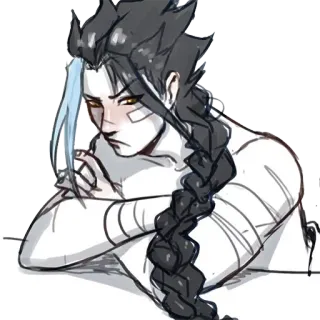 😕 อนิเมะ, ตัวละคร, มังงะ, ภาพประกอบ telegram sticker