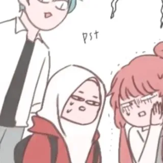 💬 pst Cartoni animati, Persone, Personaggi, PST whatsapp sticker