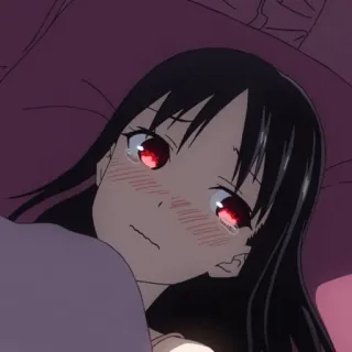 ❤️ аниме, девушка, грустный, плачет, персонаж telegram sticker