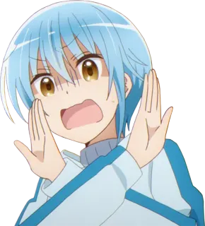 ❌ Anime, Manga, Personaggio, Ragazza, Braccia conserte, Stop, No telegram sticker