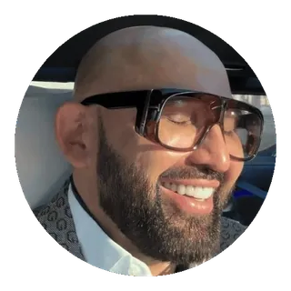 😜 мужчина, солнцезащитные очки, борода, портрет, знаменитость telegram sticker
