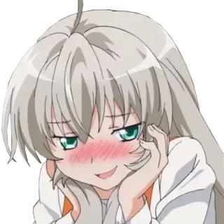 😍 anime, girl, cute, cartoon telegram sticker