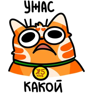 😦 УЖАС
КАКОЙ 고양이, 겁먹은, 표정, 만화, 무서워하는, 충격받은 telegram sticker