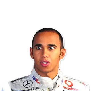 😳 Lewis Hamilton fórmula 1, carreras, piloto, atleta, automovilismo whatsapp sticker