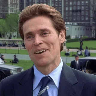 😁 Willem Dafoe ator, homem, retrato, celebridade whatsapp sticker