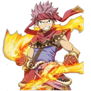 🔥 Natsu Dragneel Fairy Tail Natsu Dragneel, Fairy Tail, Anime, Fogo, Magia, Mago, Mangá telegram sticker