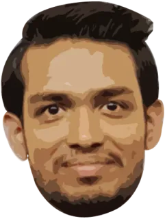 😌 man, portrait, face, indian telegram sticker
