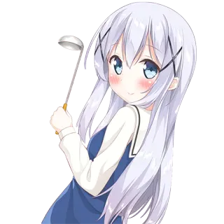 😋 애니메이션, 카와이, 소녀, 귀여운, 만화, 캐릭터 telegram sticker