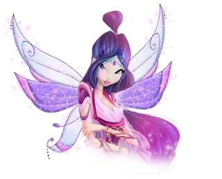 😊 Layla Winx Club fada, magia, asas, desenho animado telegram sticker