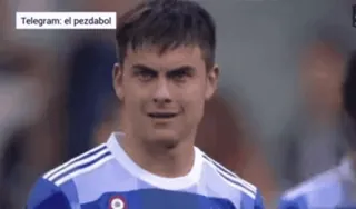 😛 Telegram: el pezdabol Telegram, Paulo Dybala, footballeur, joueur de foot, sport, athlète, Argentine whatsapp sticker