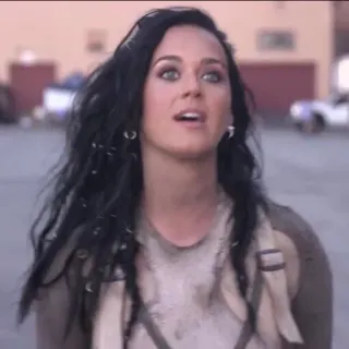 😐 Katy Perry celebrità, cantante, popstar, Katy Perry, donna, ritratto telegram sticker