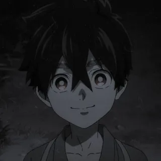 ☠ anime, chico, personaje, ilustración telegram sticker