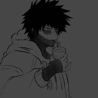 🔥 Dabi My Hero Academia anime, manga, my hero academia, dabi, villain telegram sticker