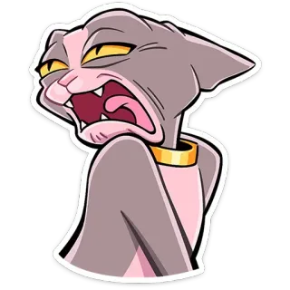 🤨 Beerus Dragon Ball Z อนิเมะ, ดราก้อนบอล Z, บิลส์, เทพแห่งการทำลายล้าง, โกรธ, แมว telegram sticker