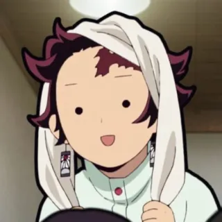 🙂 Tanjiro Kamado Demon Slayer anime, manga, demon slayer, tanjiro kamado, funny, character telegram sticker