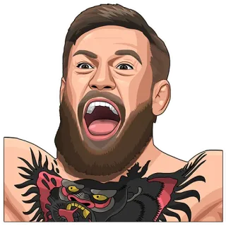 💪 Conor McGregor, UFC, fighter, sports, MMA telegram sticker