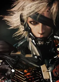 😁 Raiden Metal Gear Rising: Revengeance Cyborg, Anime, Spada, Revengeance, Metal Gear telegram sticker