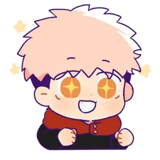 🤩 Animé, Chibi, Cartoon, Mignon, Personnage, Autocollant telegram sticker