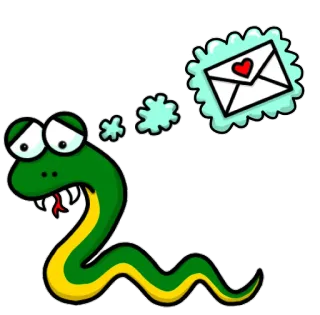 MrSnake telegram stickers