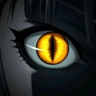 👁 目, 黄色, アニメ, 漫画, 爬虫類, モンスター telegram sticker