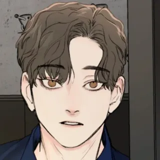 🧋 anime, manga, man, portrait, cartoon, character, art, illustration telegram sticker