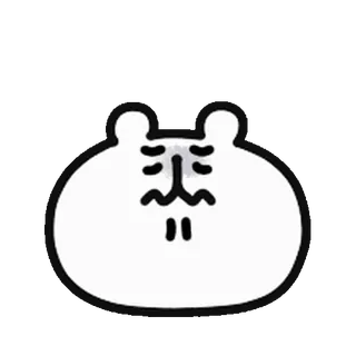 💨 zwierzę, kreskówka, słodki, postać, kawaii telegram sticker