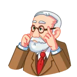 😇 Sigmund Freud Sigmund Freud, psicologia, pensare, intellettuale, filosofia telegram sticker