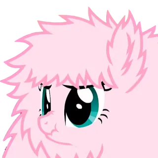 ☹ pony, pink, cartoon, cute, my little pony telegram sticker