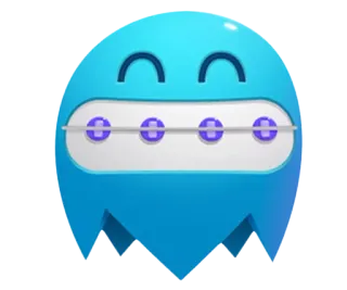 Blue Ghost @stickersb2b telegram stickers