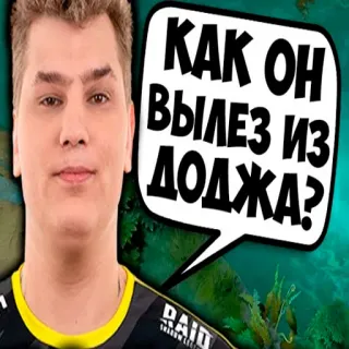 🤕 КАК ОН ВЫЛЕЗ ИЗ ДОДЖА? whatsapp sticker