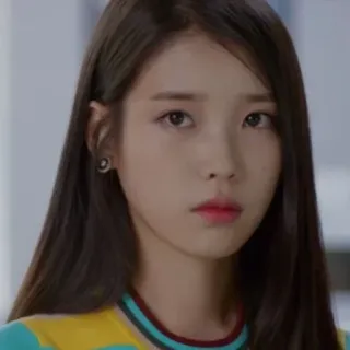 😢 IU ไอยู, นักแสดงเกาหลี, นักร้อง, คนดัง, เคป็อป, ภาพเหมือน telegram sticker