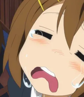 🌟 anime, crying, sad, emotional, cartoon, girl telegram sticker