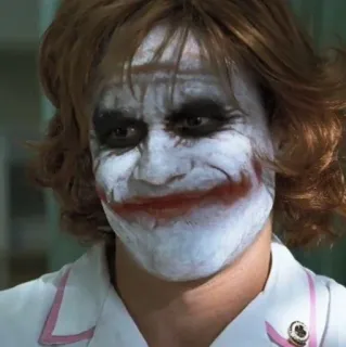 🦇 The Joker The Dark Knight joker, heath ledger, dark knight, villain, dc comics telegram sticker