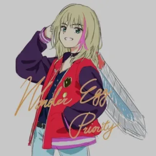 Rika by @stickers_evangelion :: @fStikBot telegram stickers