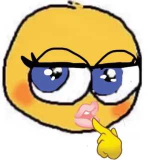 👄 Emoji, Lucu, Kartun, Mata, Bibir whatsapp sticker