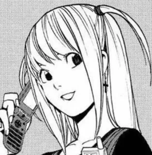 📞 Misa Amane Death Note Anime, Manga, Death Note, Misa Amane, Personnage, Téléphone whatsapp sticker