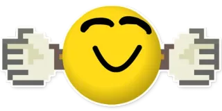 🚀 Emoji, Hände, Fröhlich, Lächeln telegram sticker