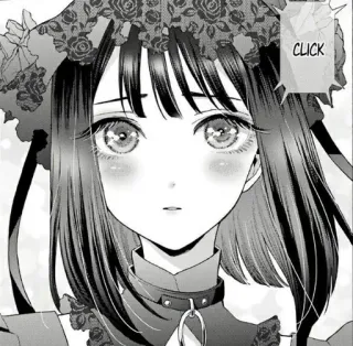 🌺 CLICK Anime, Mangá, Garota, Retrato telegram sticker