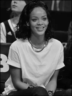 🔗 Rihanna Rihanna, cantora, celebridade, retrato, mulher telegram sticker